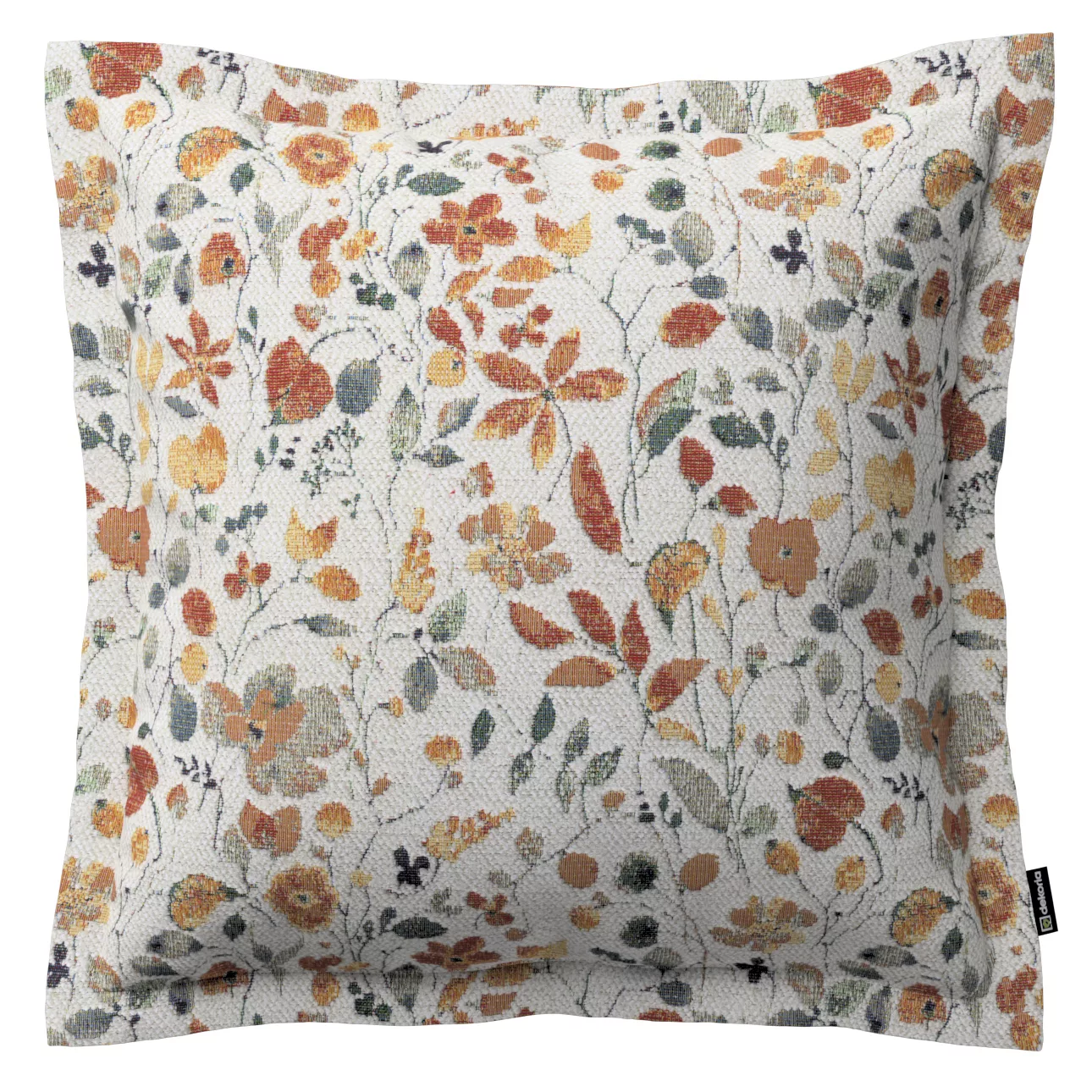 Kissenhülle Mona mit Stehsaum, orange-grün, 45 x 45 cm, Cosy Home (145-12) günstig online kaufen