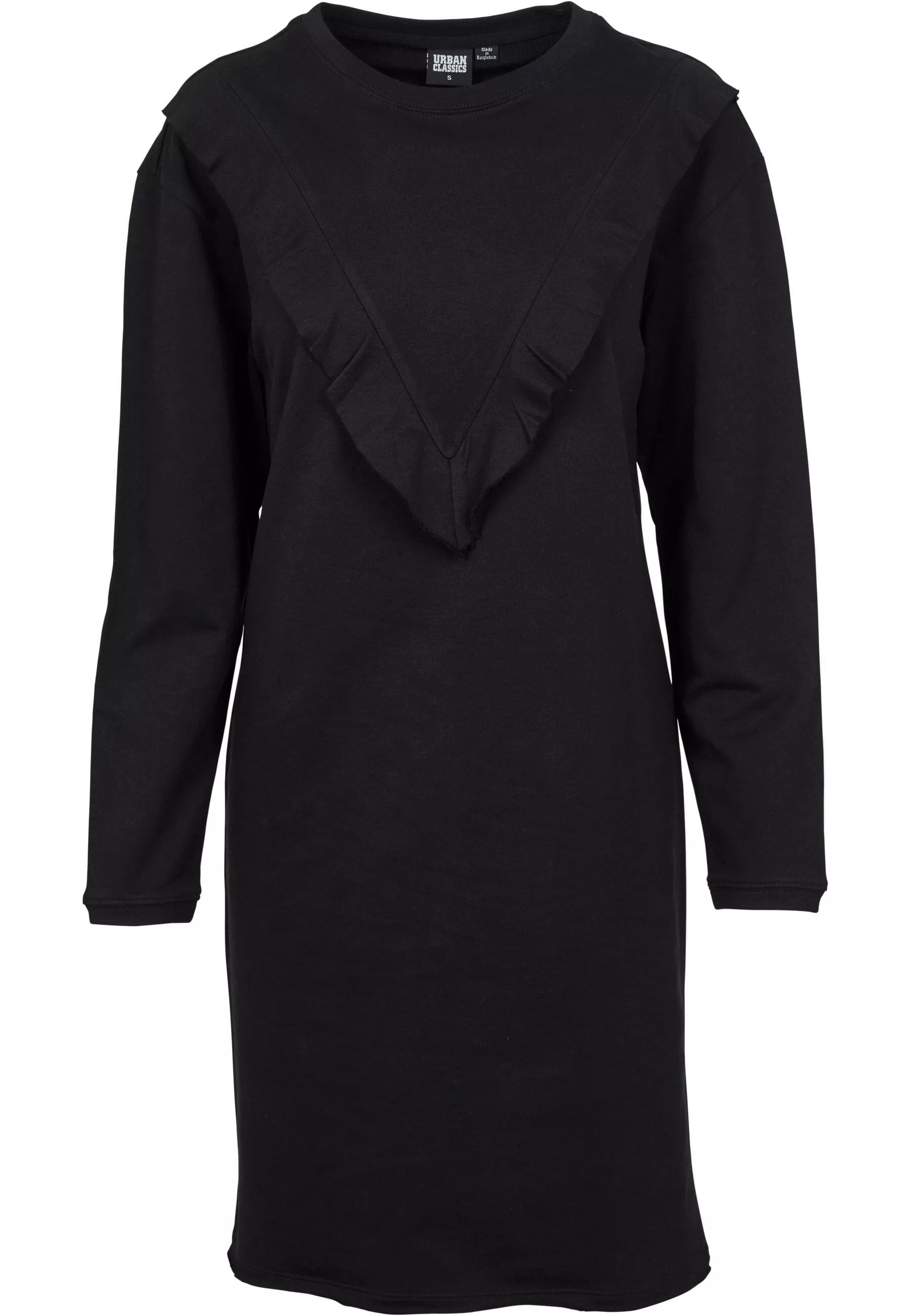 URBAN CLASSICS Shirtkleid "Urban Classics Damen Ladies Terry Volant Dress", günstig online kaufen