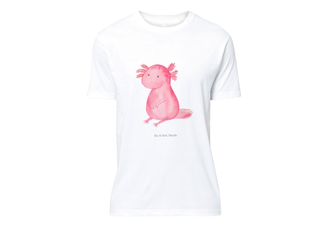 Mr. & Mrs. Panda T-Shirt Axolotl - Weiß - Geschenk, Junggesellenabschied, S günstig online kaufen