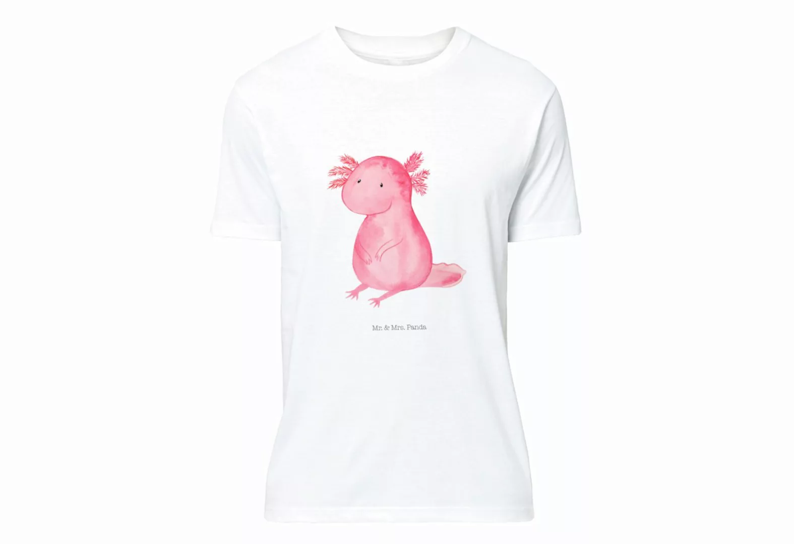 Mr. & Mrs. Panda T-Shirt Axolotl - Weiß - Geschenk, Junggesellenabschied, S günstig online kaufen