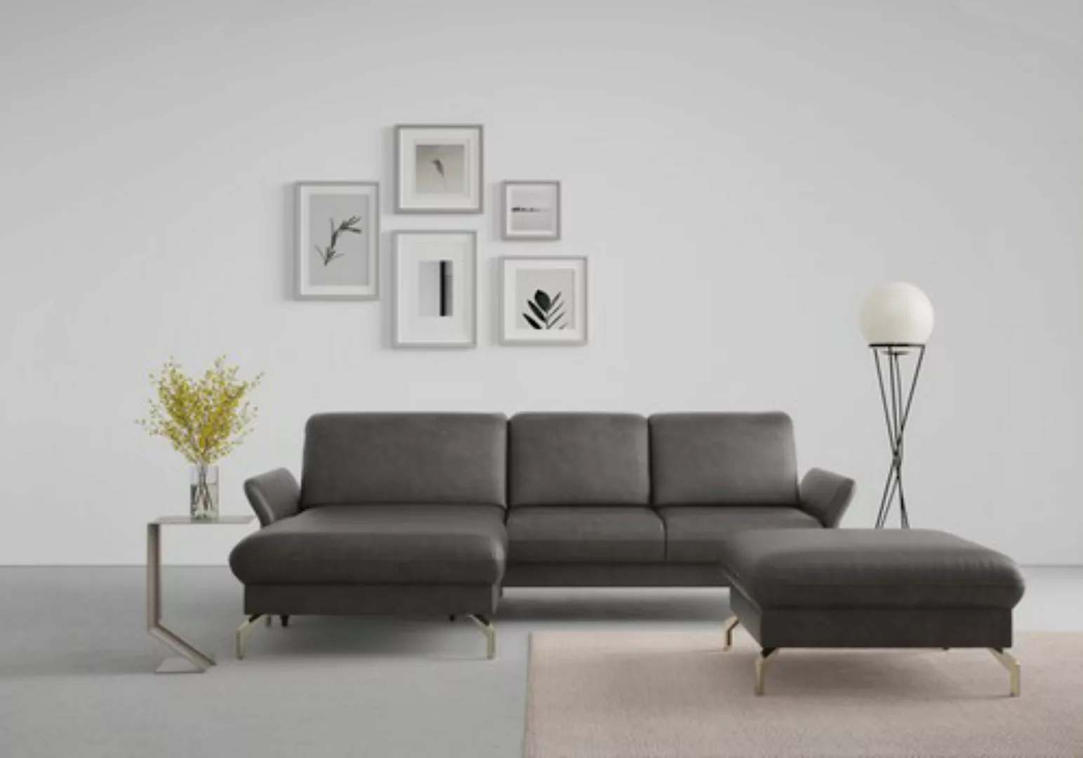sit&more Ecksofa »Fashion L-Form«, wahlweise mit Kopfteilverstellung, Vorzi günstig online kaufen