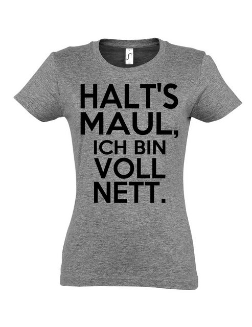 Youth Designz Print-Shirt Damen T-Shirt "Halts Maul ich bin voll nett" Prin günstig online kaufen