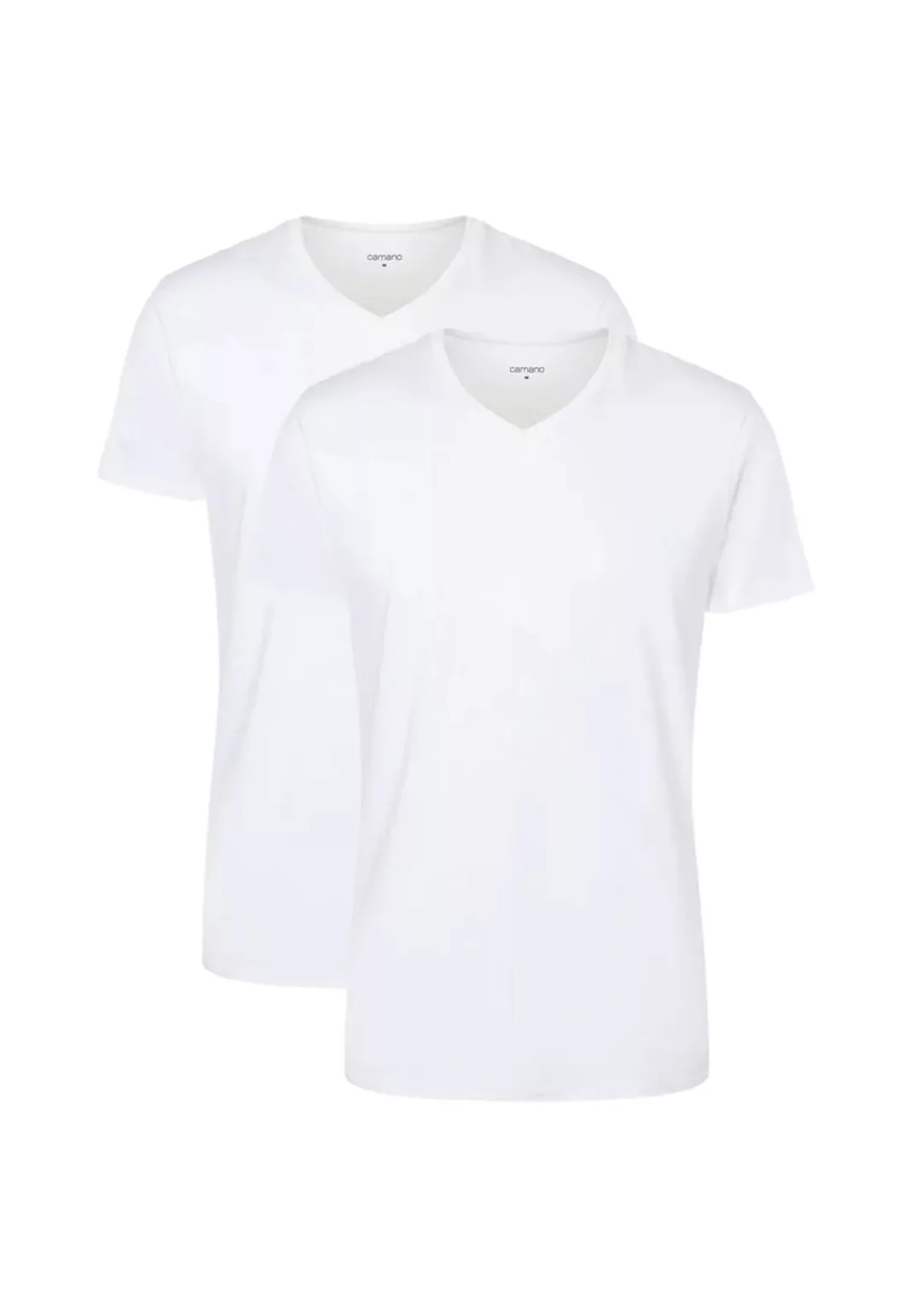 Camano T-Shirt "T-Shirt Men Comfort BCI Cotton V-Neck T-Shirt 2P 2er Pack" günstig online kaufen