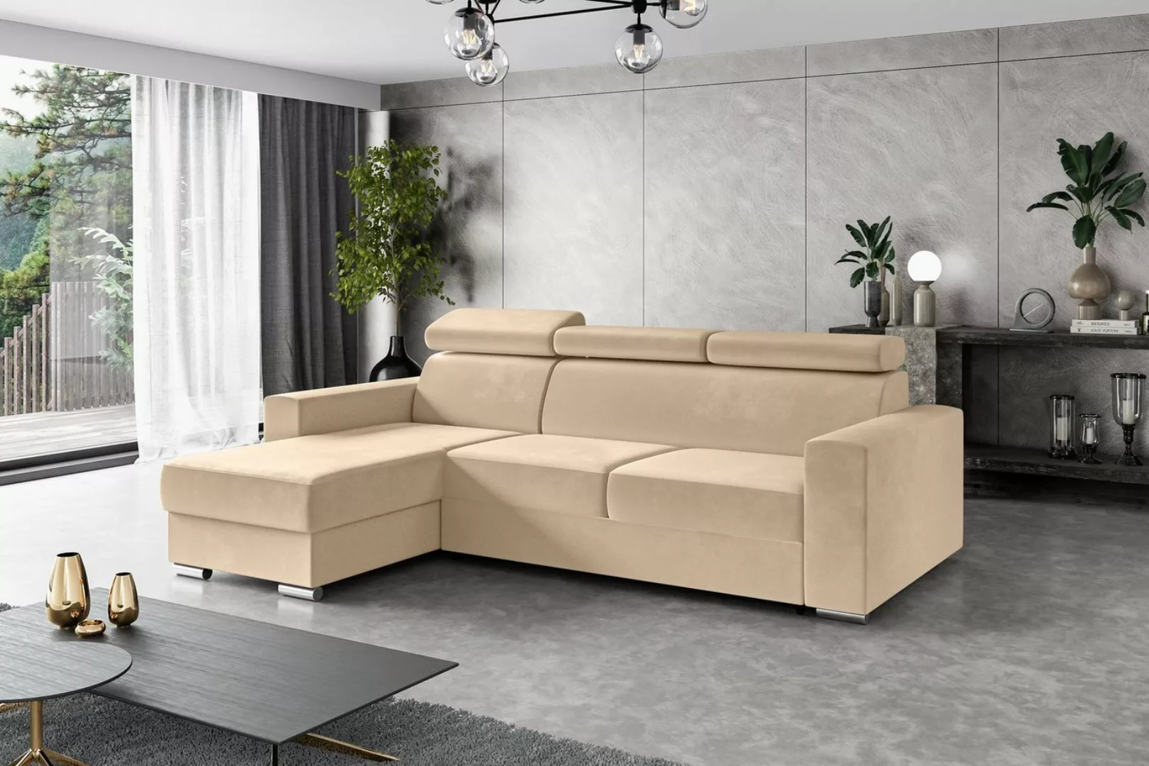 ALTDECOR Ecksofa FIX, Couch mit Schlaffunktion, Wohnzimmer - Wohnlandschaft günstig online kaufen