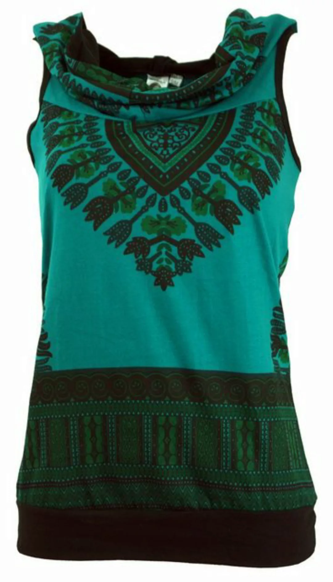 Guru-Shop T-Shirt Kapuzen Dashiki Tank Top, Goa Festivaltop -.. Psychedelic günstig online kaufen