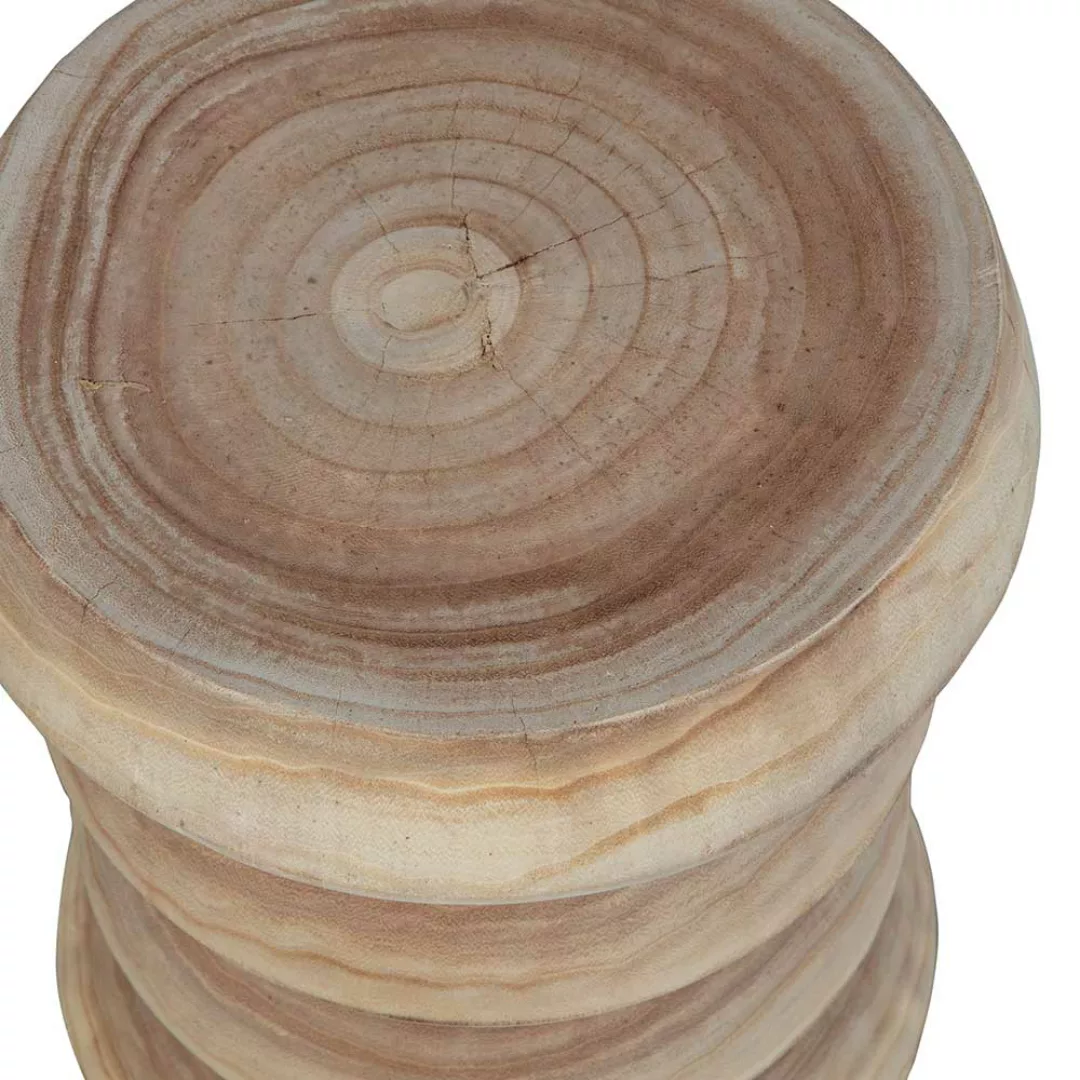 Holz Hocker in runder Form 41 cm Sitzhöhe (2er Set) günstig online kaufen
