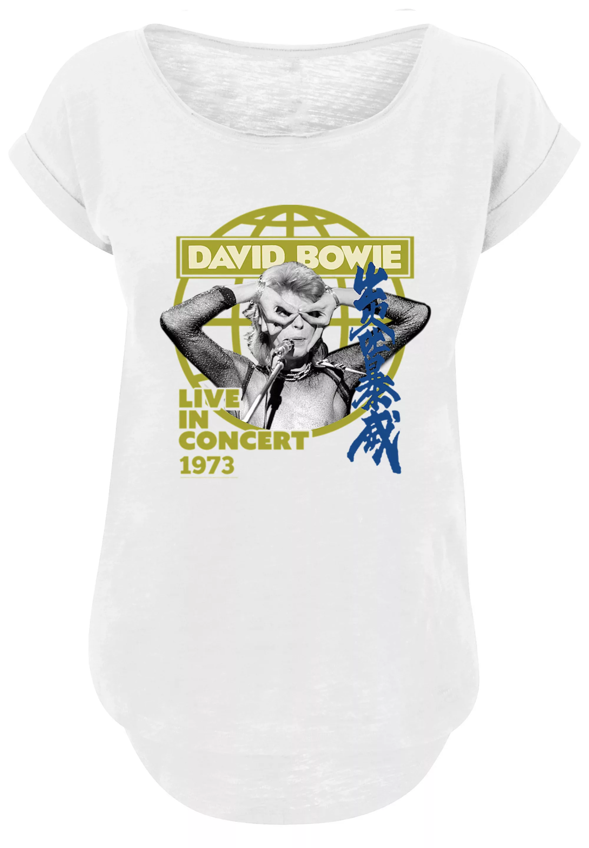 F4NT4STIC T-Shirt "David Bowie Live in Concert 1973", Print günstig online kaufen