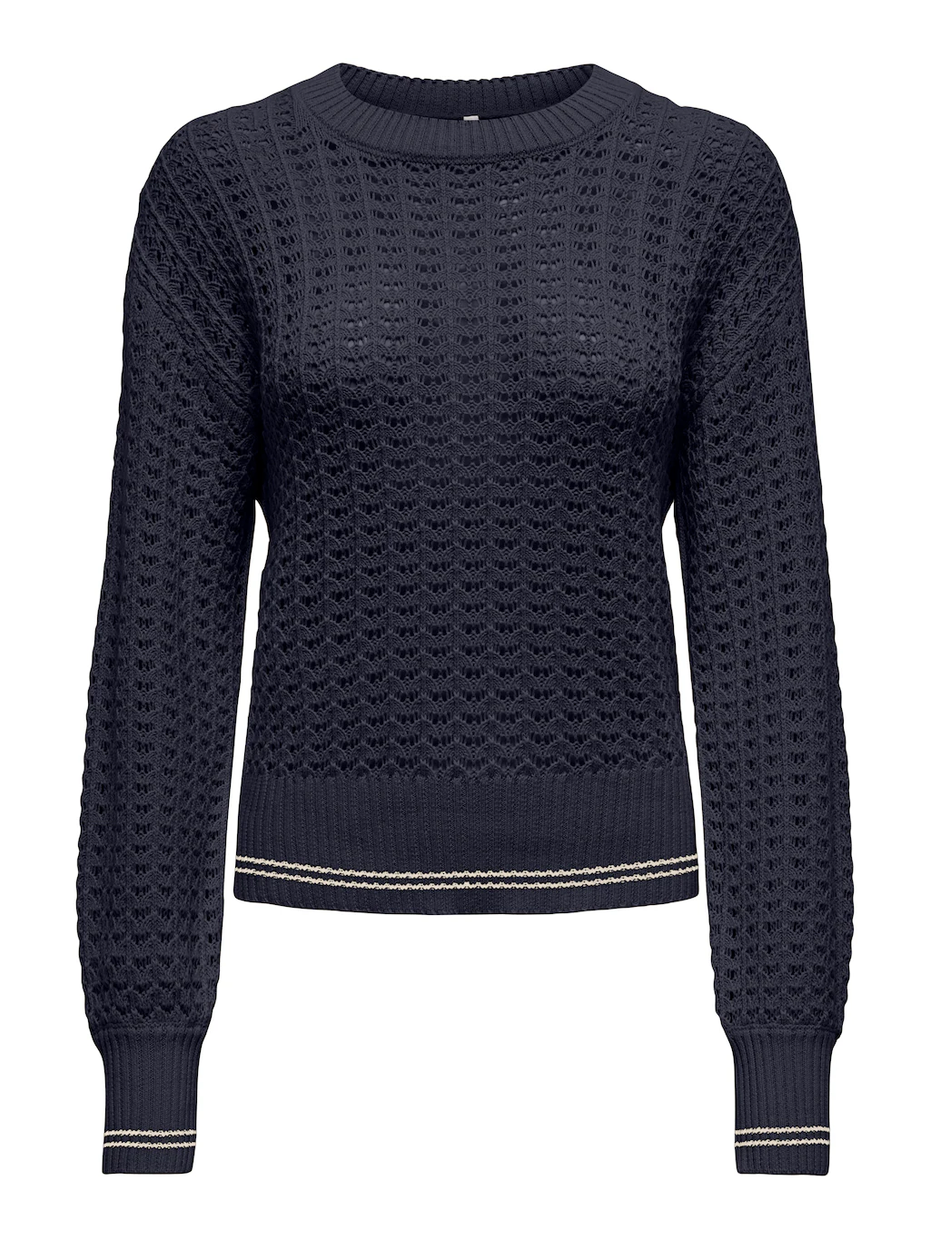 ONLY Strickpullover "ONLASA LS DETAIL O-NECK CC KNT" günstig online kaufen