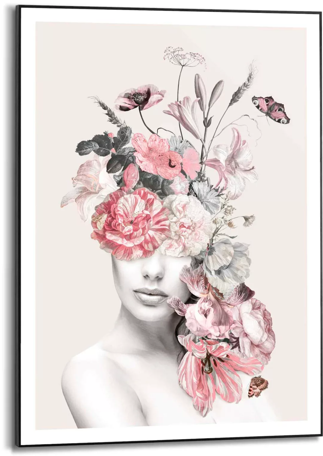 Reinders Poster "Blumenfrau" günstig online kaufen