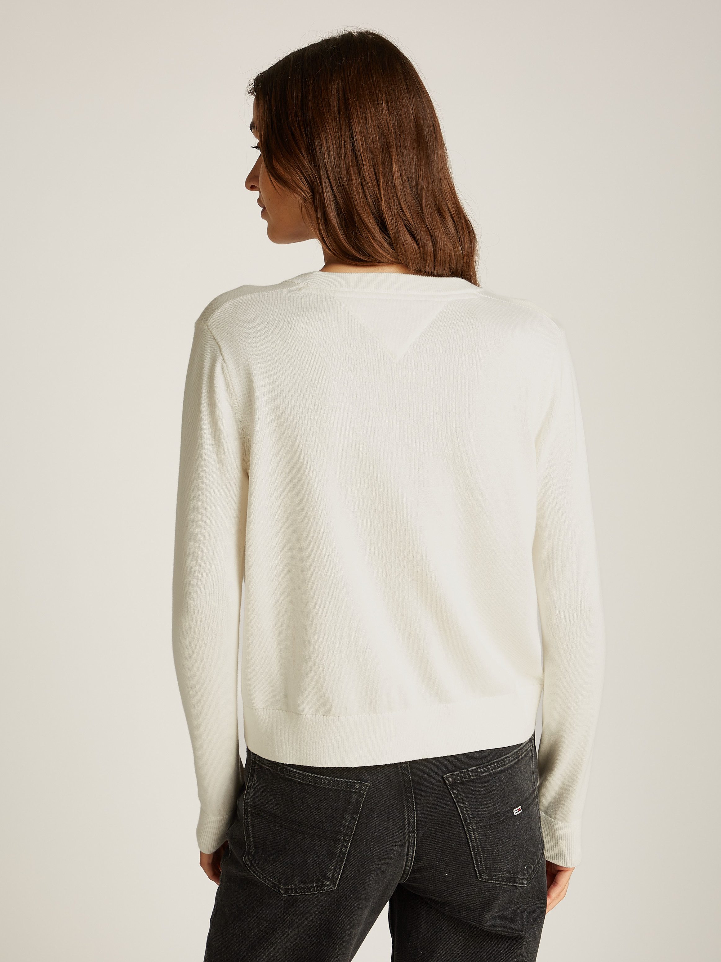 Tommy Jeans V-Ausschnitt-Pullover TJW ESSENTIAL VNECK günstig online kaufen