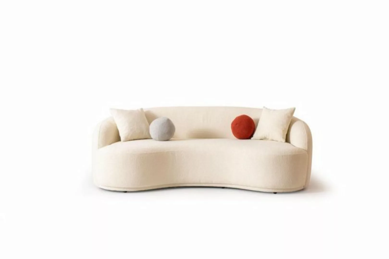 JVmoebel 4-Sitzer Design Couch Halbrunde Couchen Luxus Sofa Polster Möbel 4 günstig online kaufen