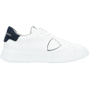 Philippe Model  Sneaker Sneaker  Bügel aus weißem und blauem Leder günstig online kaufen