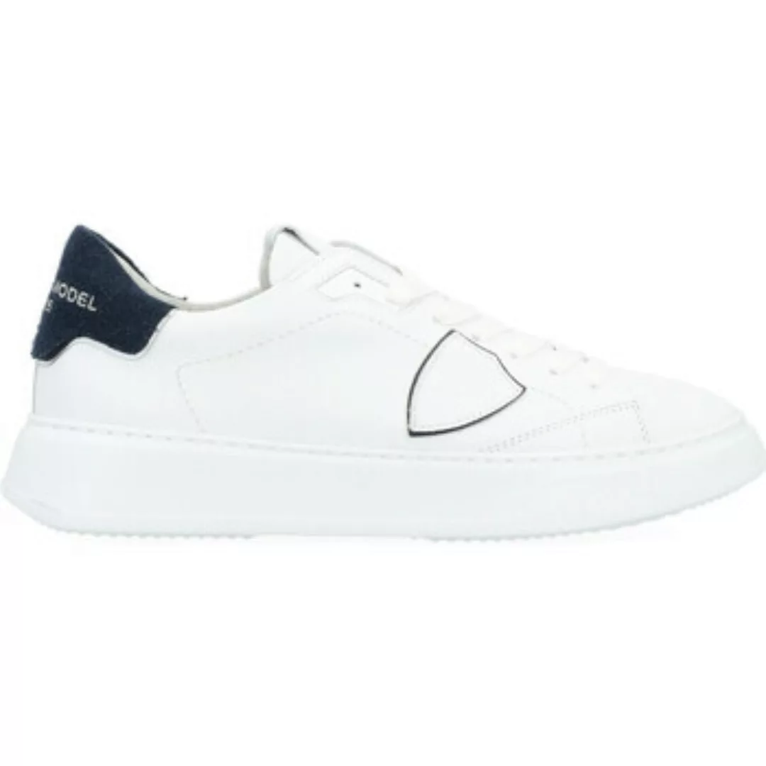 Philippe Model  Sneaker Sneaker  Bügel aus weißem und blauem Leder günstig online kaufen
