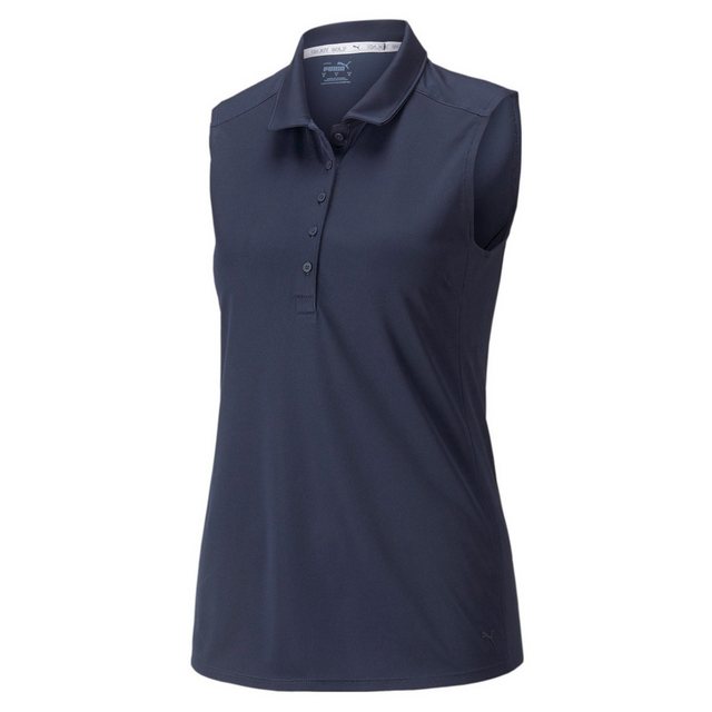 PUMA Poloshirt Puma Golf Polo Gamer Sleeveless Navy Damen günstig online kaufen