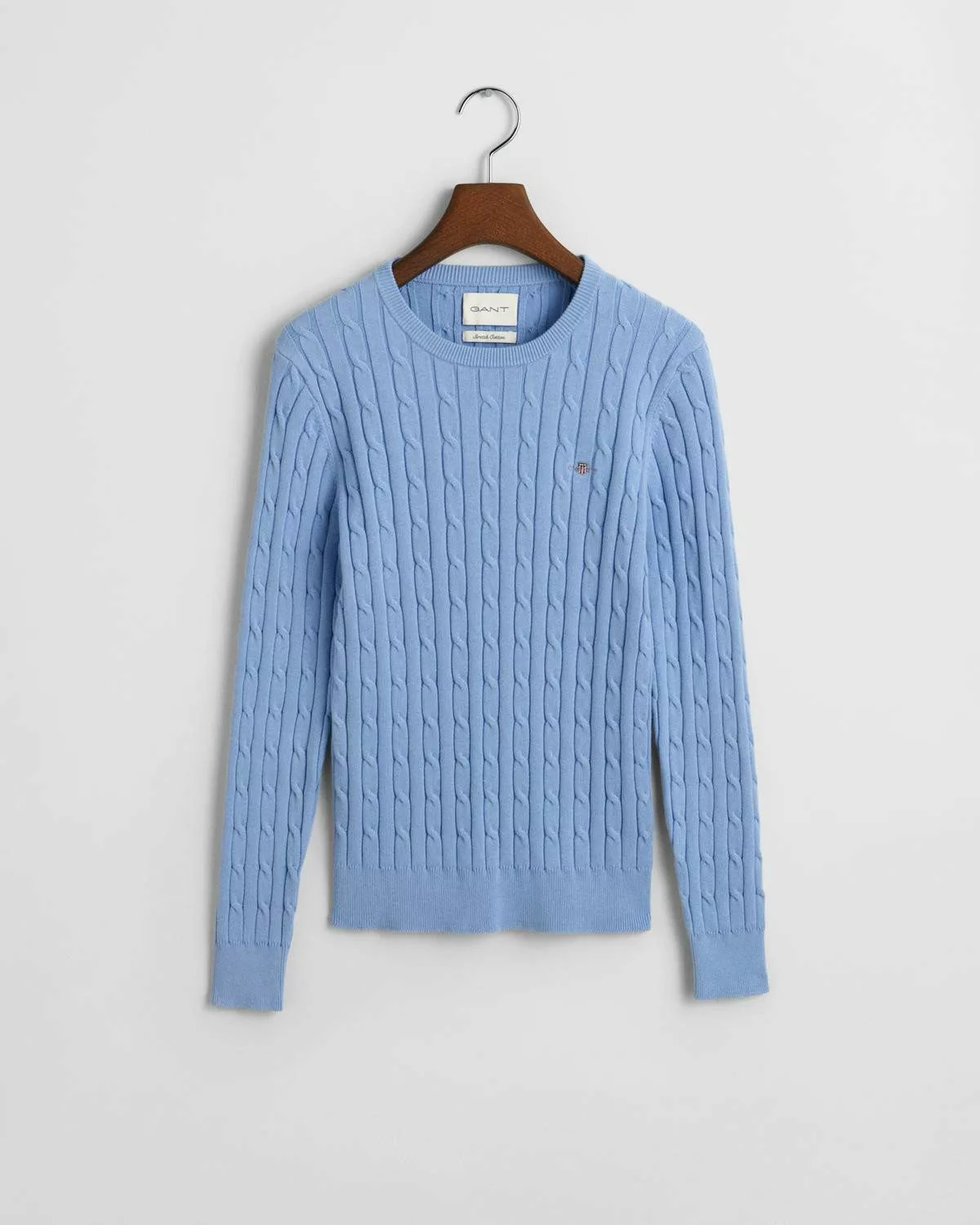 Gant Strickpullover STRETCH COTTON CABLE C-NECK günstig online kaufen