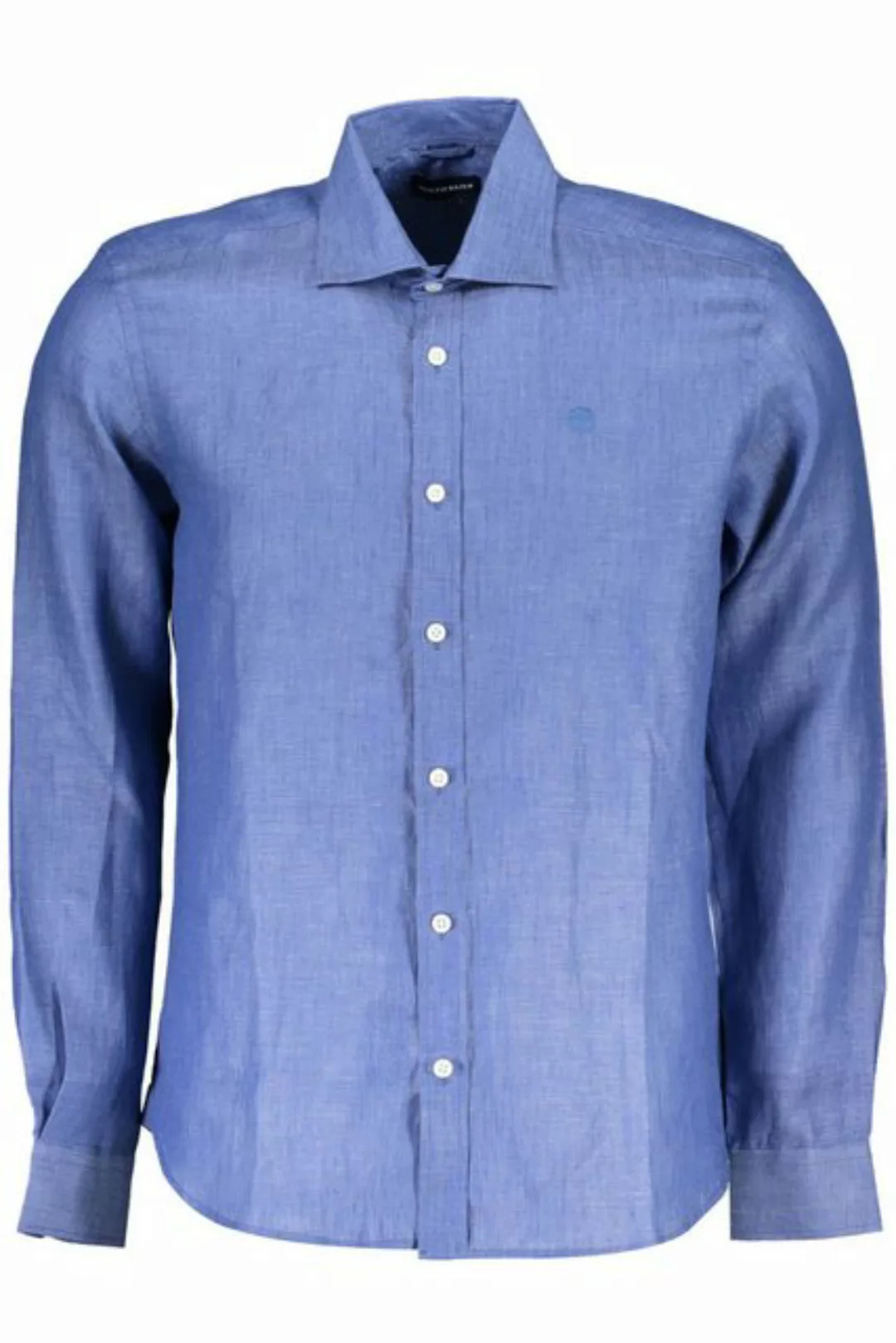 North Sails Langarmhemd Elegantes Herren Langarmshirt Blau - Regular Fit & günstig online kaufen