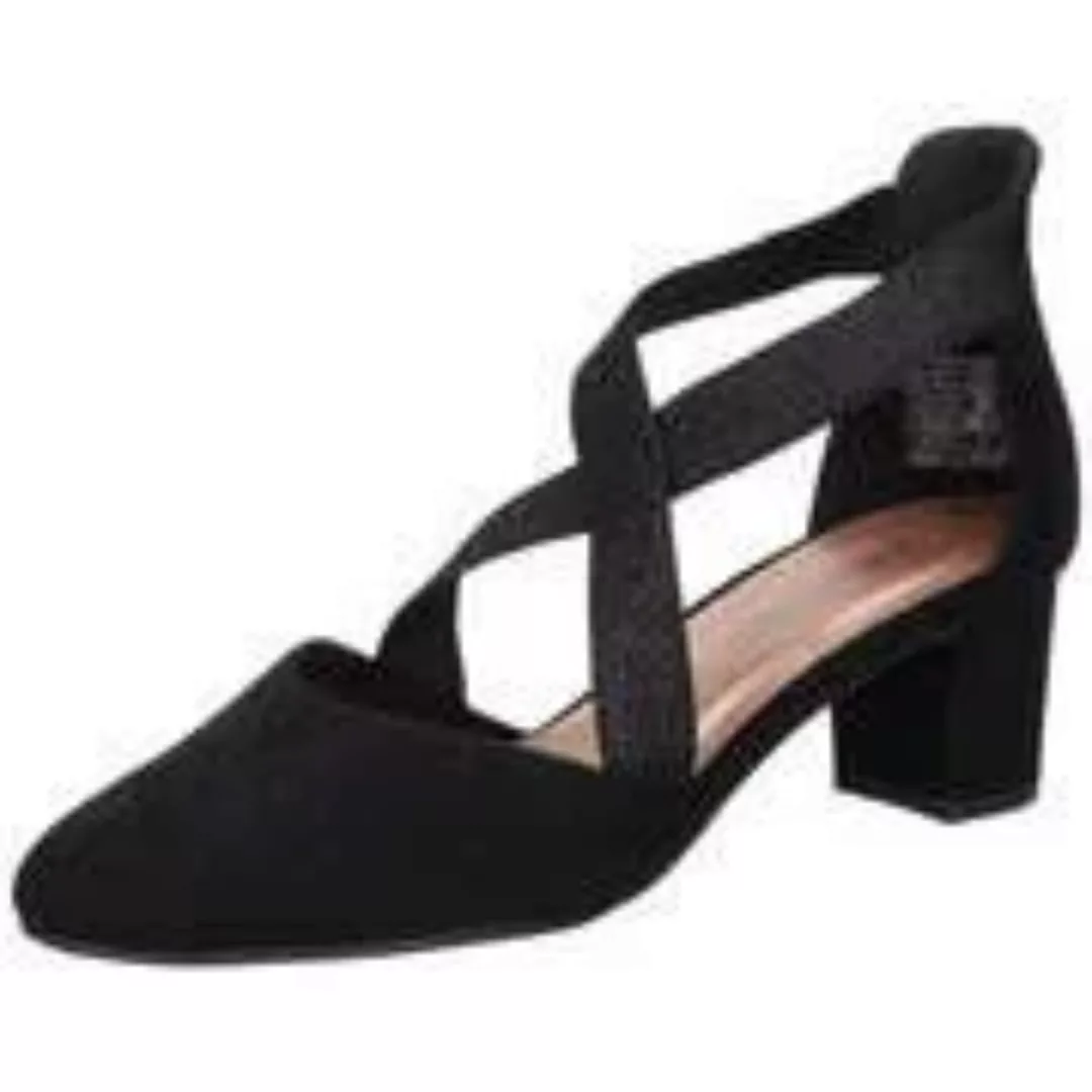 Via della Rosa Spangenpumps Damen schwarz günstig online kaufen