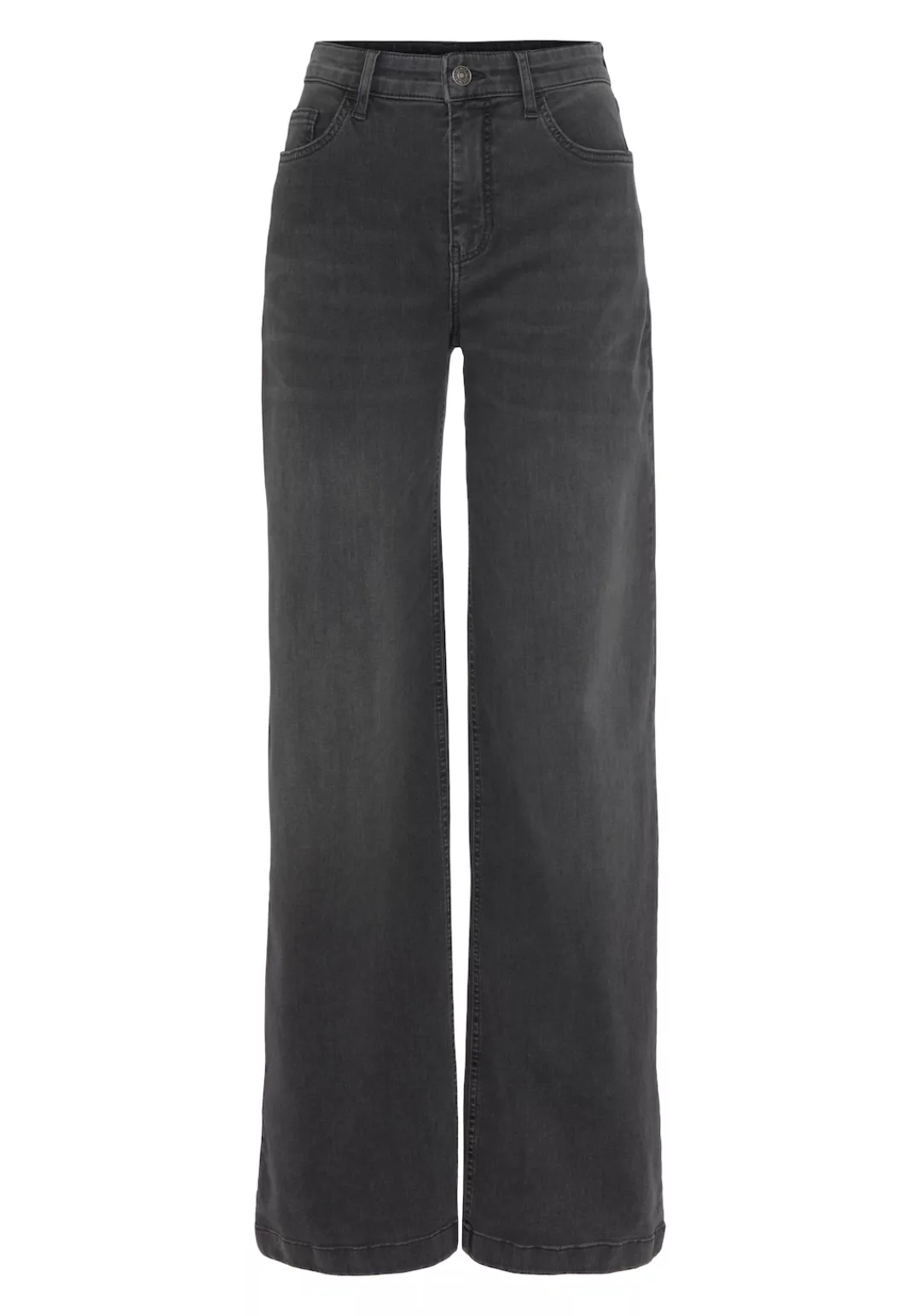 MAC Weite Jeans "Wide-Leg", Schmale Hüfte und weites Bein in weicher Qualit günstig online kaufen