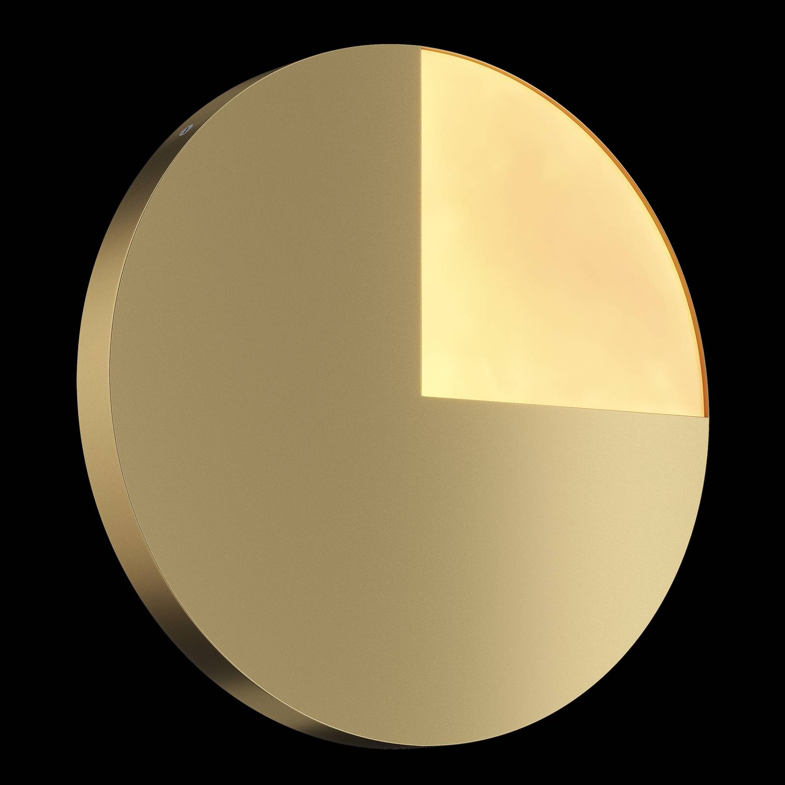 Maytoni Jupiter LED-Wandlampe, gold, Ø 38,1cm günstig online kaufen