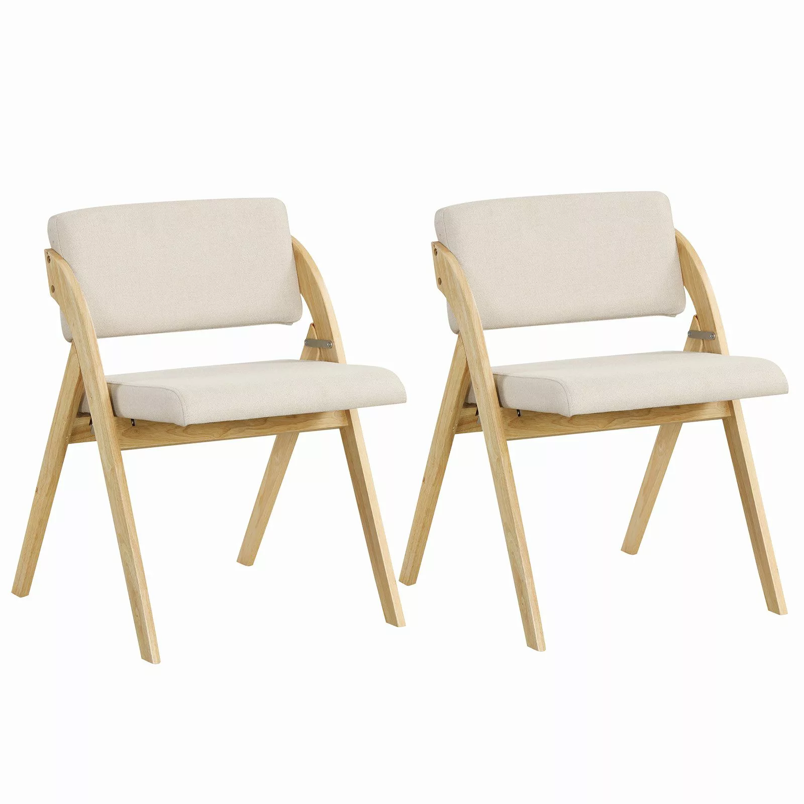 COSTWAY Klappstuhl, 2er Set, klappbar, mit günstig online kaufen