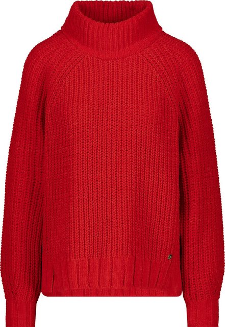 Monari Stehkragenpullover aus Chenille-Garn günstig online kaufen