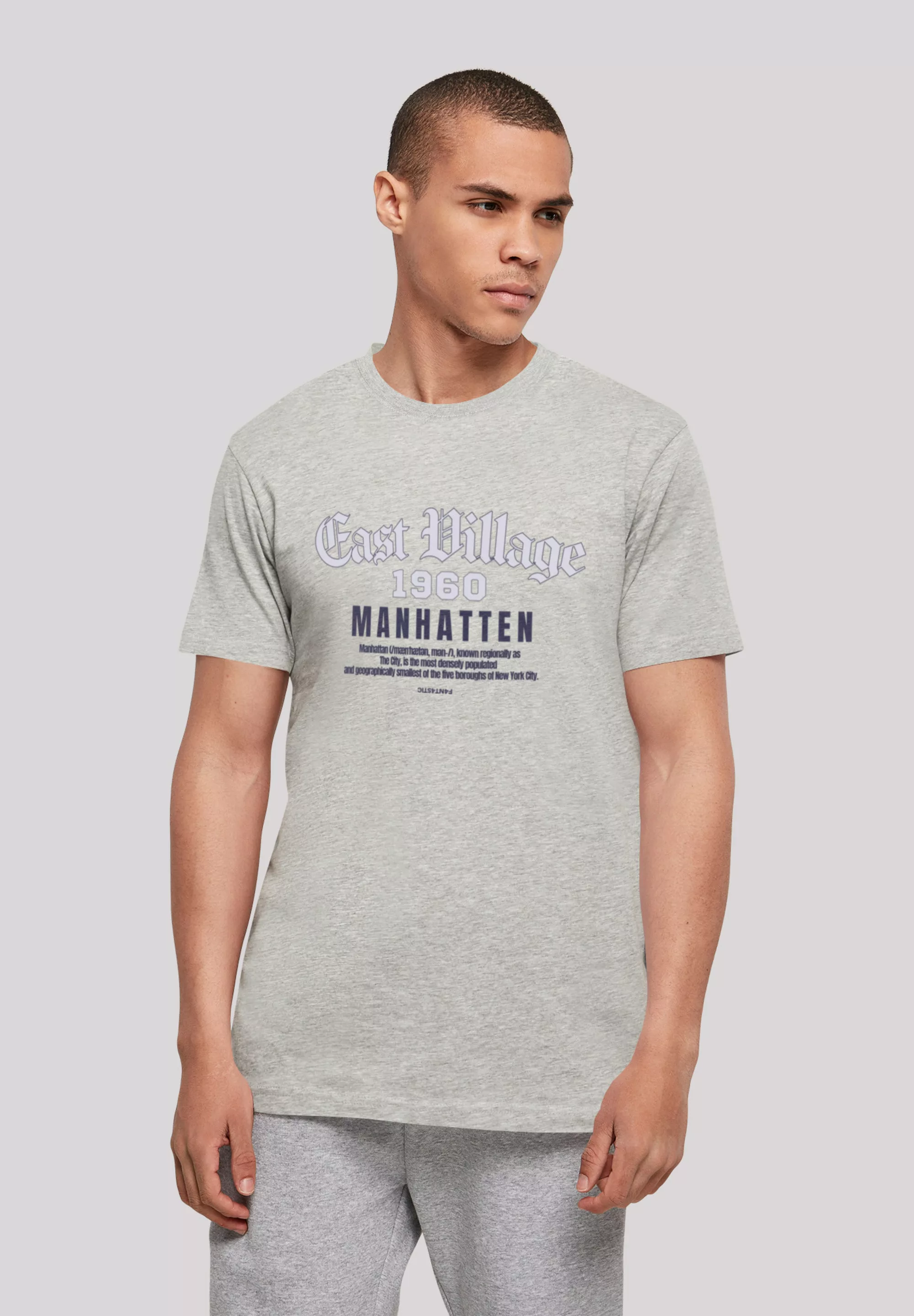 F4NT4STIC T-Shirt "East Village Manhatten TEE UNISEX", Print günstig online kaufen