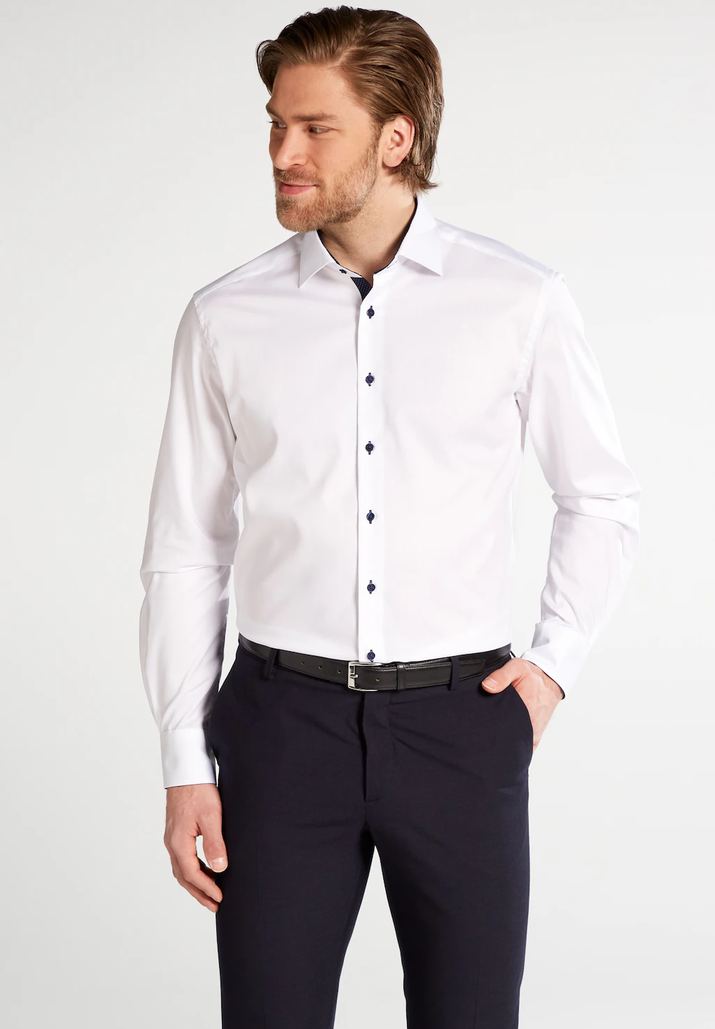 Eterna Langarmhemd "MODERN FIT", NON IRON (bügelfrei) günstig online kaufen