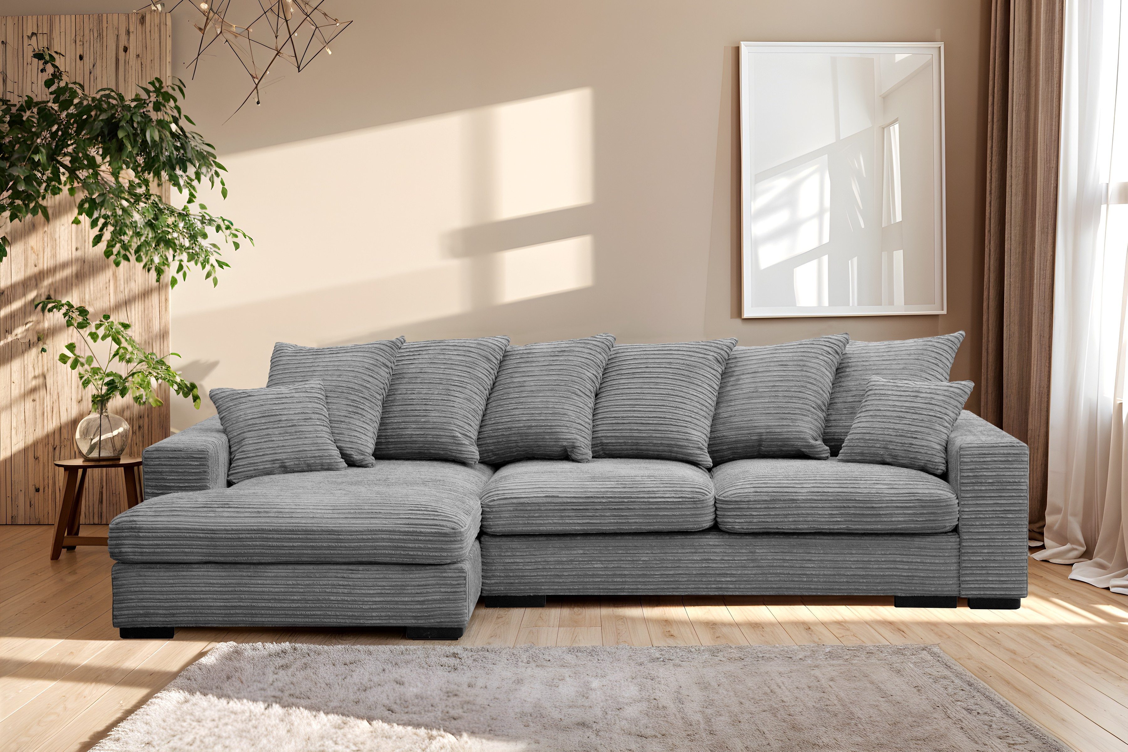 Kaiser Möbel Ecksofa Sofa L-form, Couch günstig online kaufen