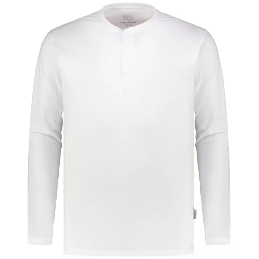 Ceceba Homewear Shirt mit Serafinokragen günstig online kaufen