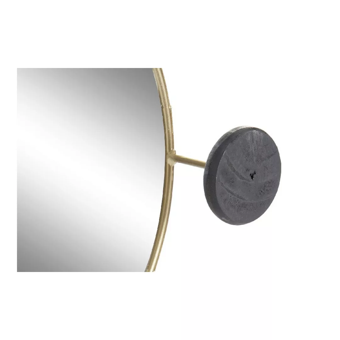 Wandspiegel Dkd Home Decor Schwarz Eisen Golden Spiegel (44 X 7 X 25 Cm) günstig online kaufen