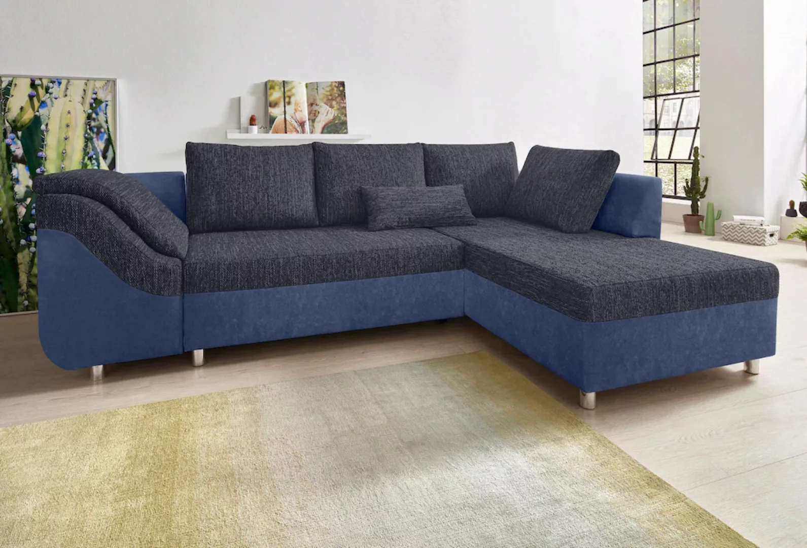COLLECTION AB Ecksofa "Sally L-Form", mit und ohne Bettfunktion, inklusive günstig online kaufen
