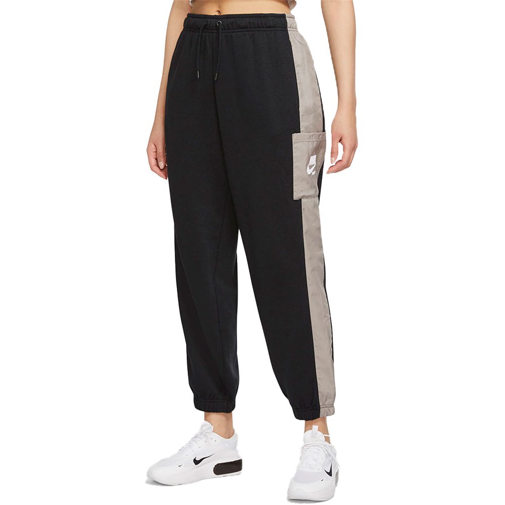 Nike Sportswear Heritage Easy Fleece Hose XS Black / Moon Fossil / White günstig online kaufen