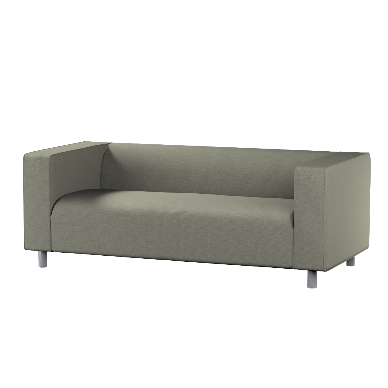 Bezug für Klippan 2-Sitzer Sofa, grau-beige, Sofahusse, Klippan 2-Sitzer, L günstig online kaufen