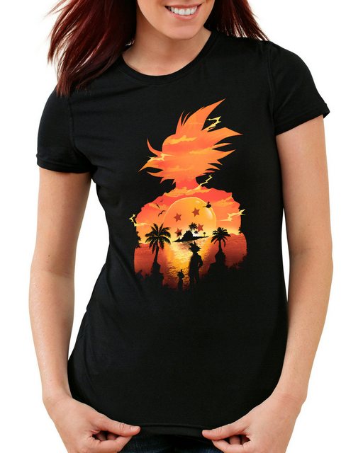 style3 T-Shirt Saiyajin Sunset super dragonball z gt songoku breakers daima günstig online kaufen