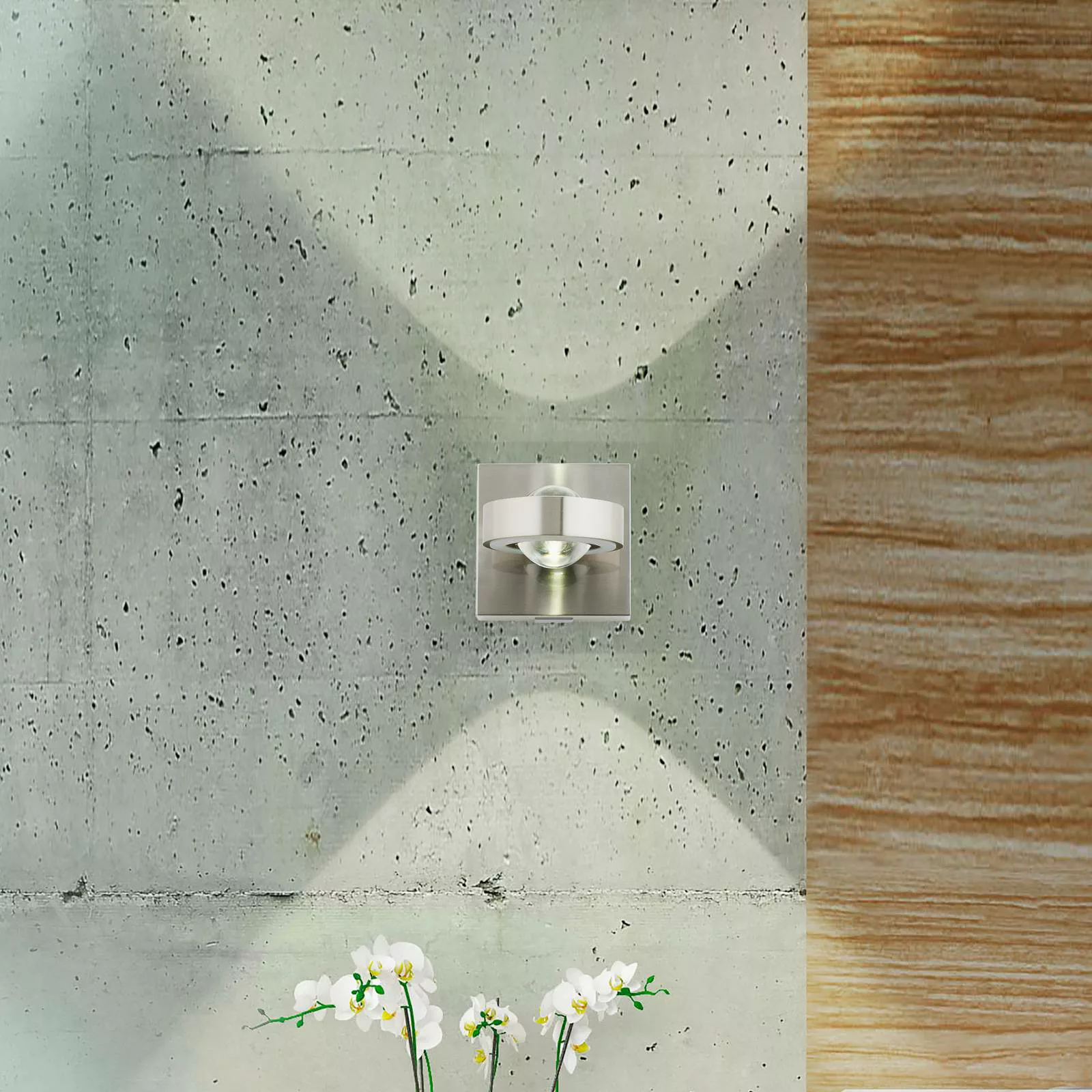 Paul Neuhaus Q-MIA LED-Wandleuchte, stahl günstig online kaufen