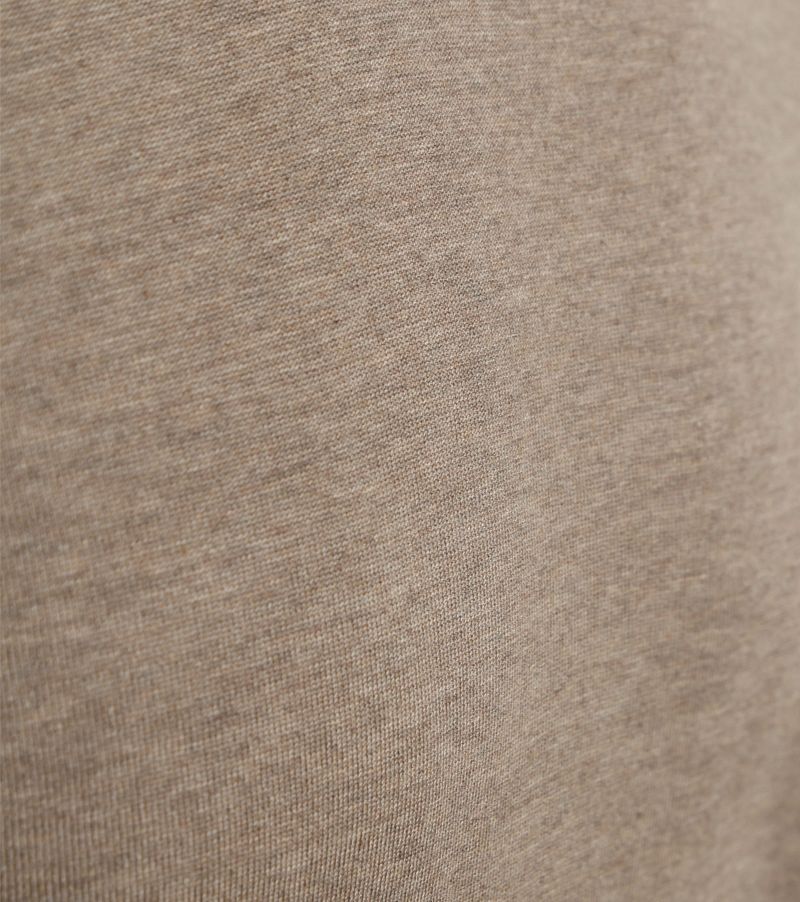 Profuomo T-Shirt Knitted Taupe - Größe M günstig online kaufen