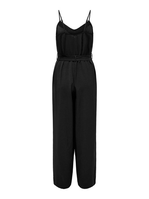 ONLY Jumpsuit Jumpsuit Gürtel Taille Rüschen Schmale Träger 7688 in Schwarz günstig online kaufen