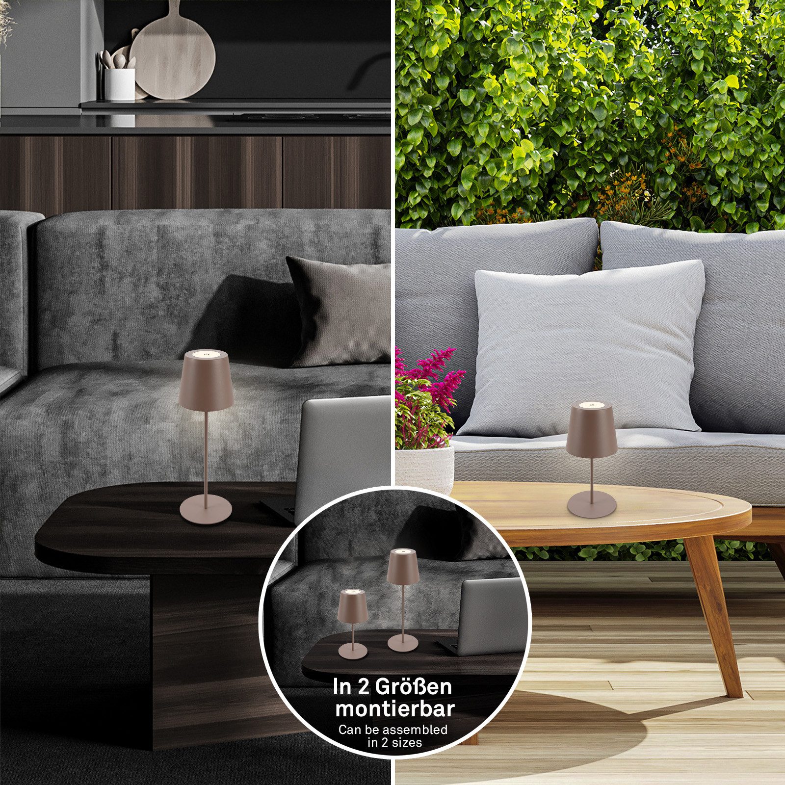 Briloner Leuchten LED Außen-Tischleuchte Coloris, LED günstig online kaufen