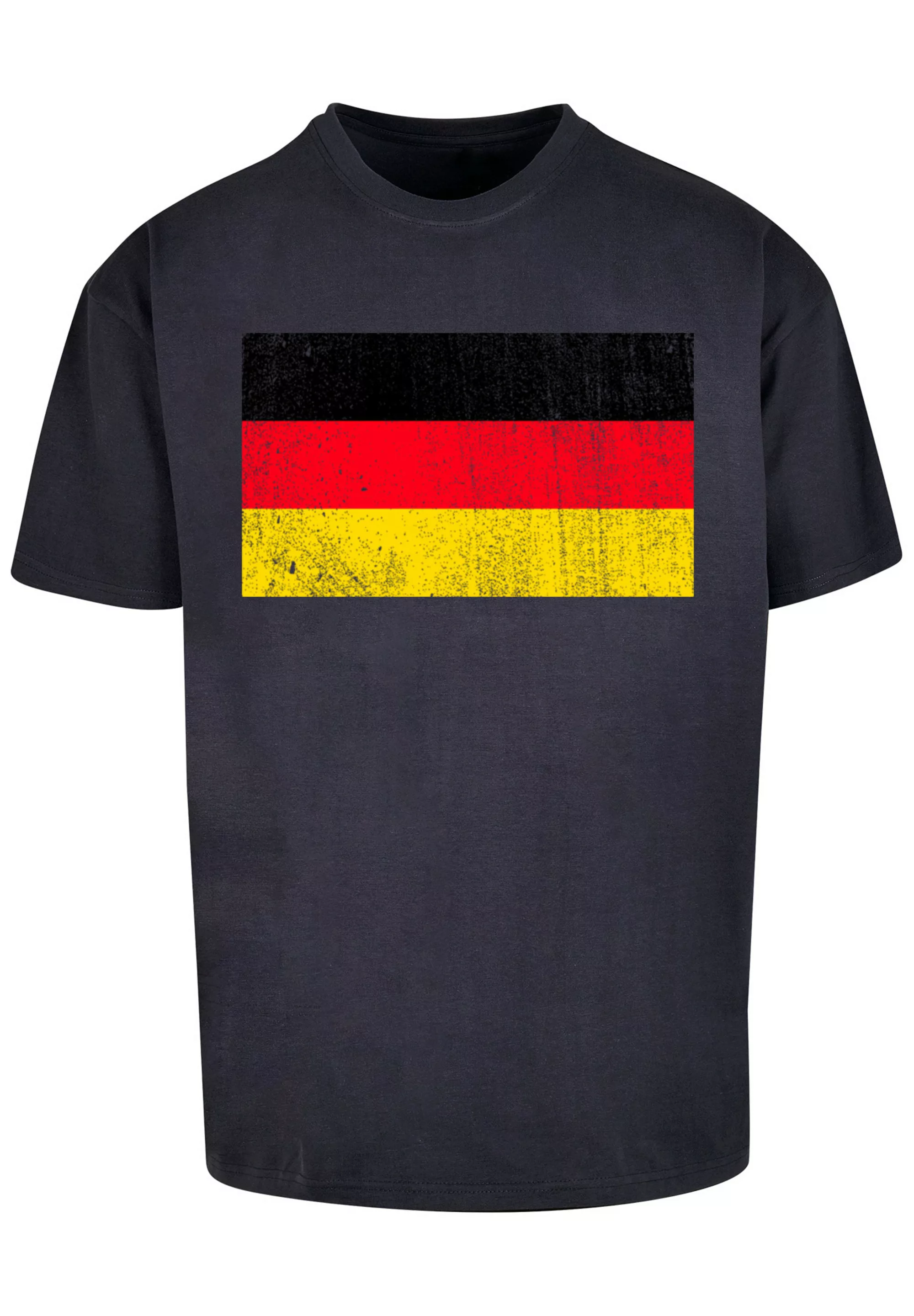 F4NT4STIC T-Shirt "Germany Deutschland Flagge distressed", Print günstig online kaufen