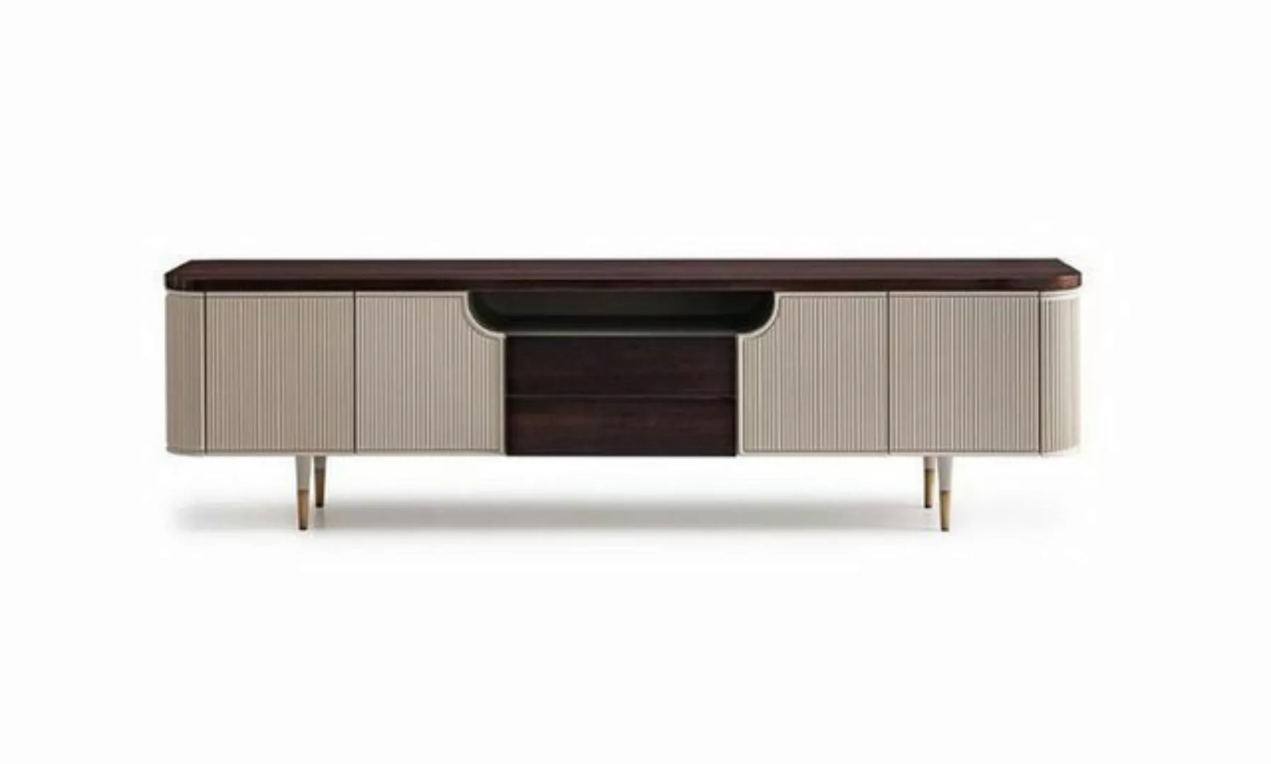 JVmoebel TV-Schrank Sideboard TV Ständer RTV Lowboard Holz Beige Moderne Ti günstig online kaufen