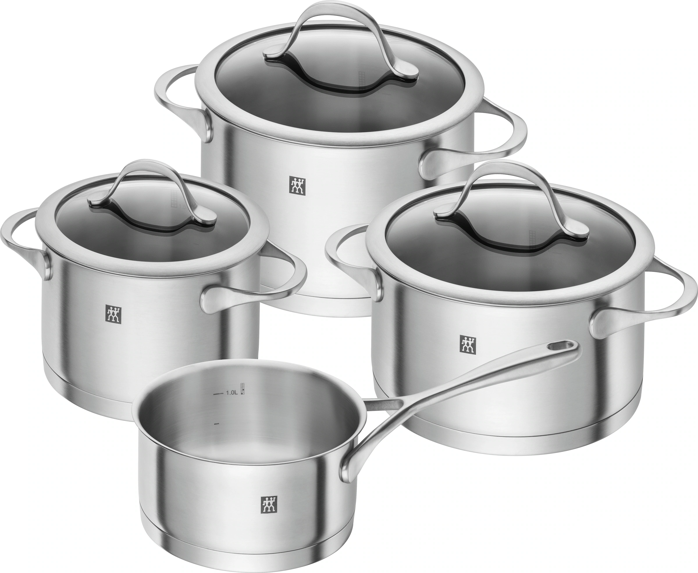 Zwilling Topf-Set »Essence«, Edelstahl 18/10, (Set, 7 tlg., je 1 Kochtopf Ø günstig online kaufen