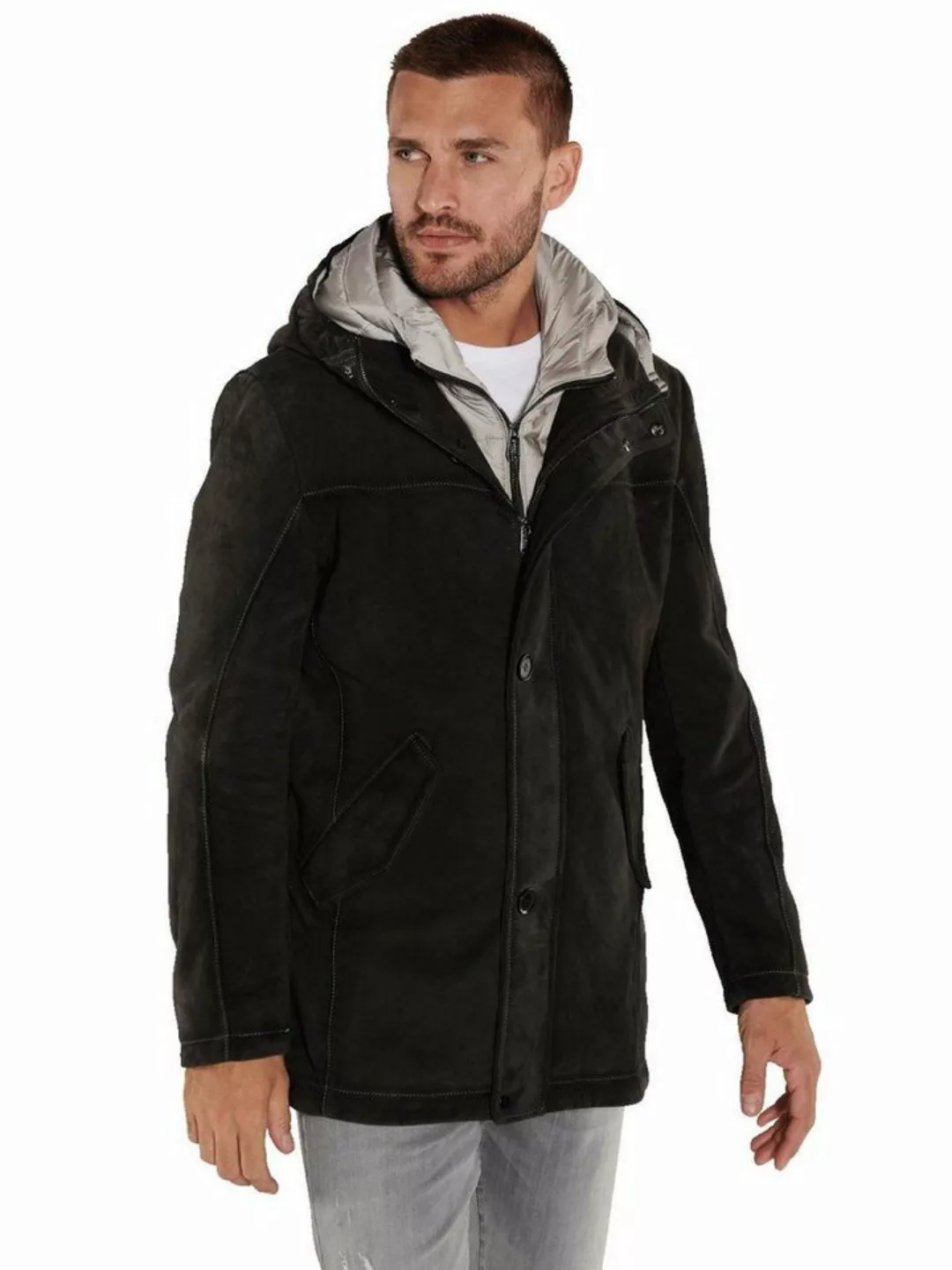 emilio adani Lederjacke Lederparka günstig online kaufen