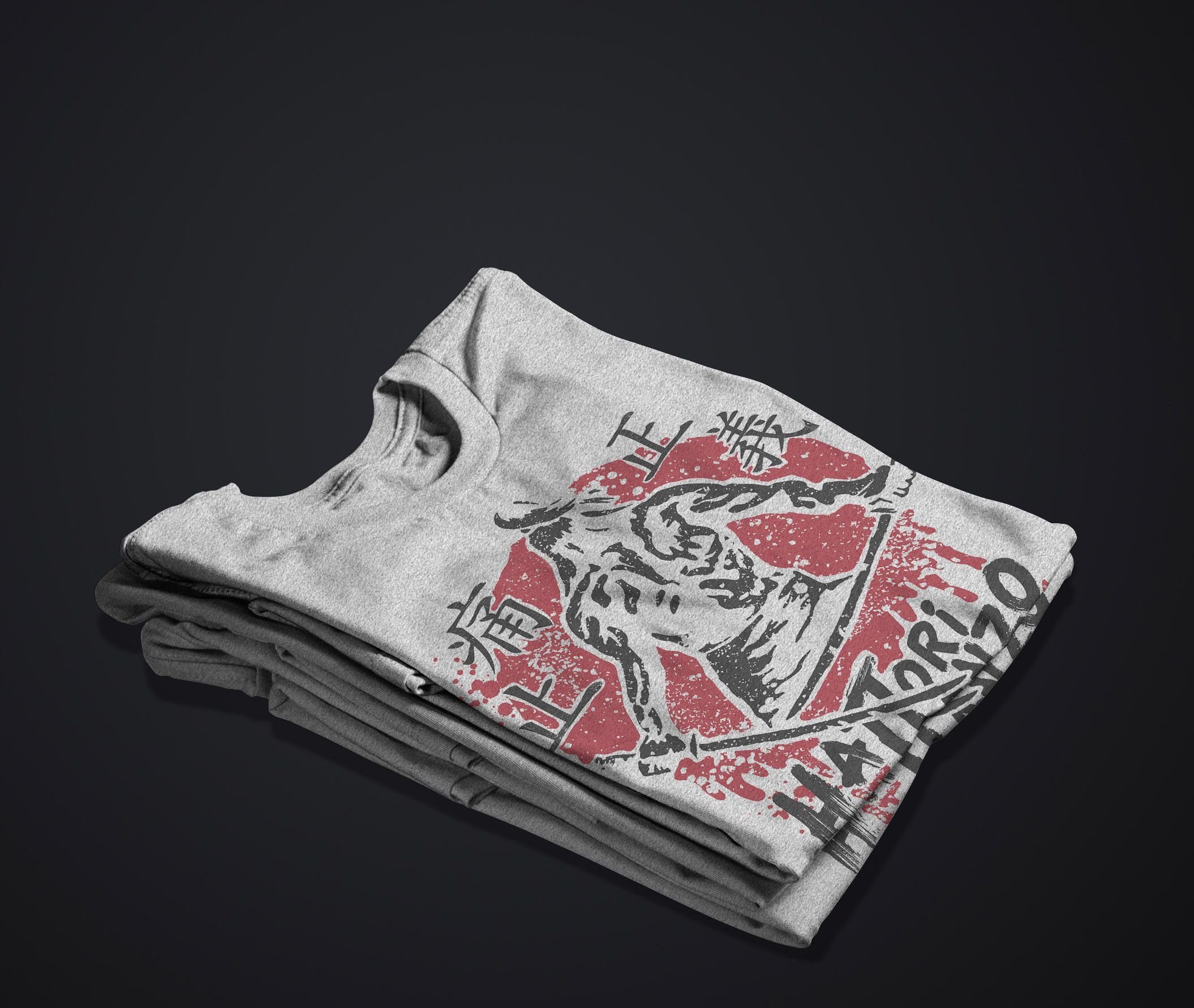 Neverless Print-Shirt Neverless® Herren T-Shirt Samurai günstig online kaufen