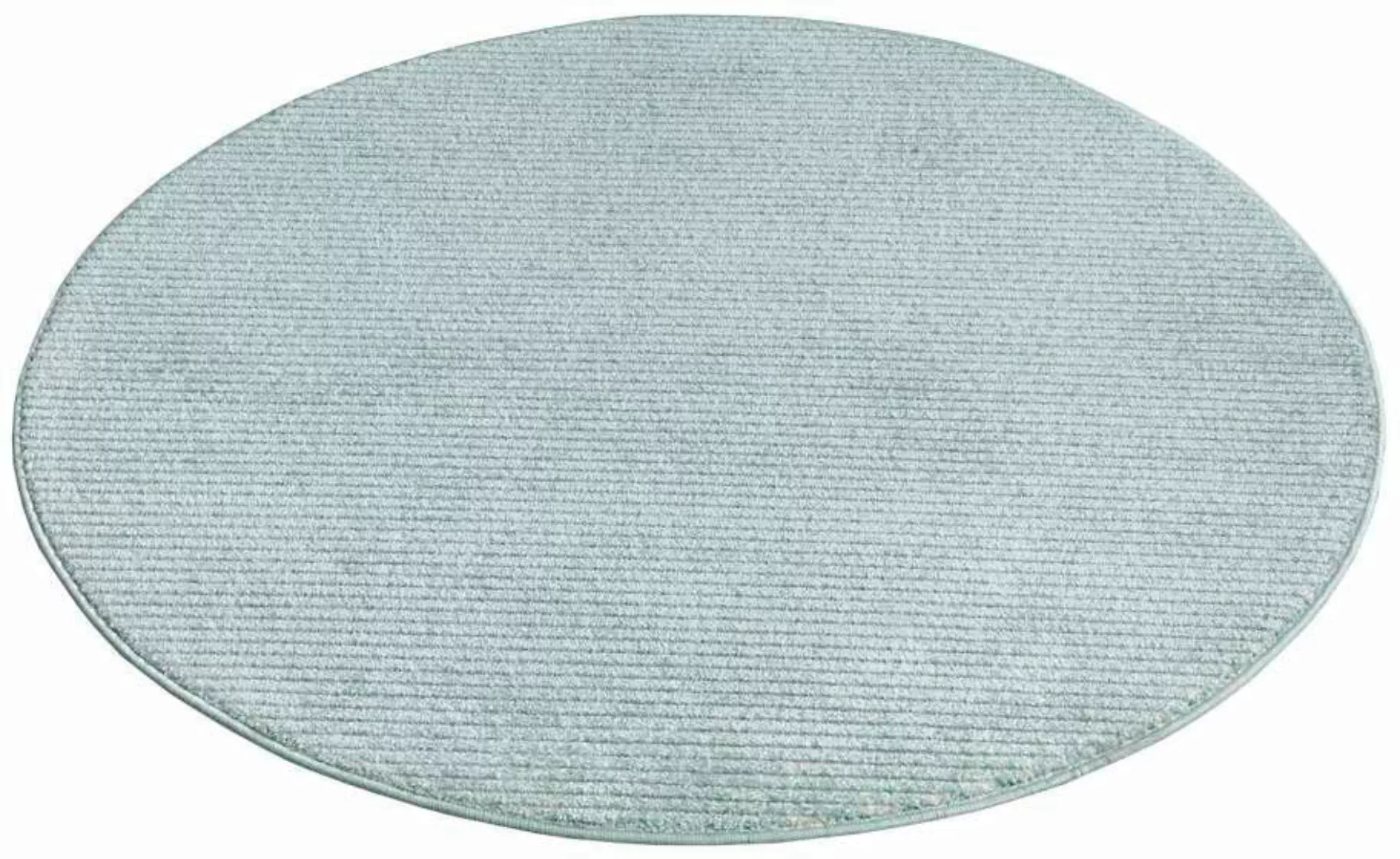 Carpet City Teppich »233-82-FANCY900«, rund, Kurzflor, Einfarbig, 3D-Optik, günstig online kaufen