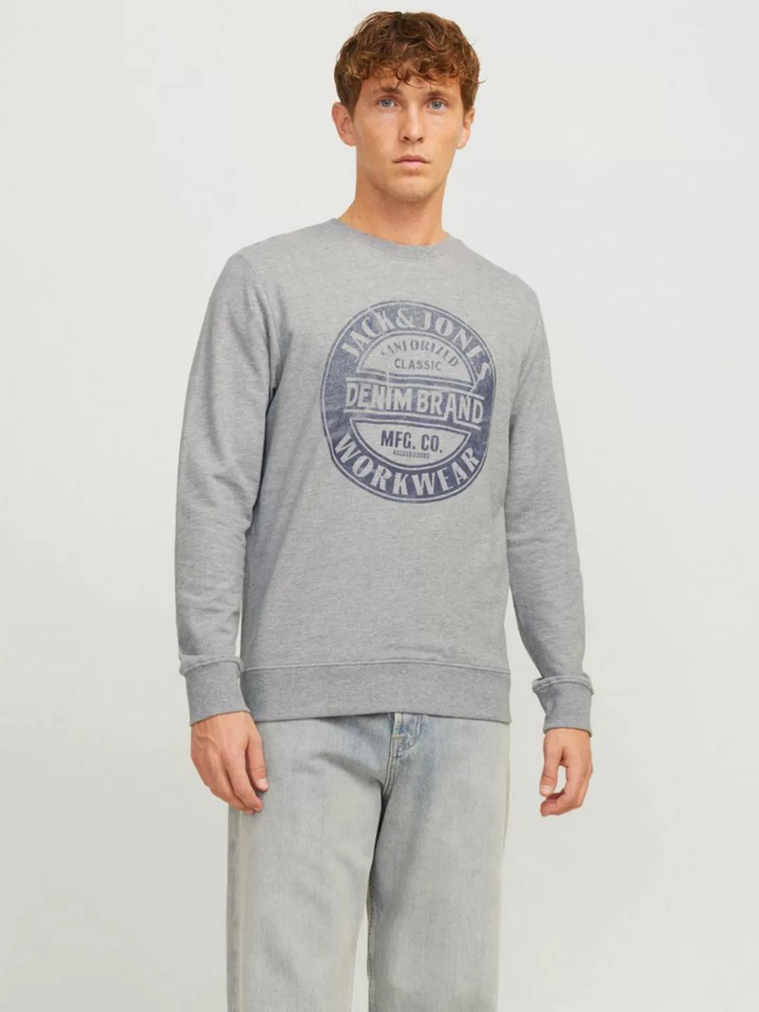 Jack & Jones Sweatshirt JJJEANS SWEAT O-NECK günstig online kaufen