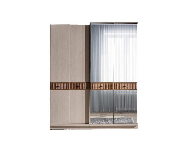 JVmoebel Kleiderschrank Stilvoll Kleiderschrank Luxus Schrank Modern Beige günstig online kaufen