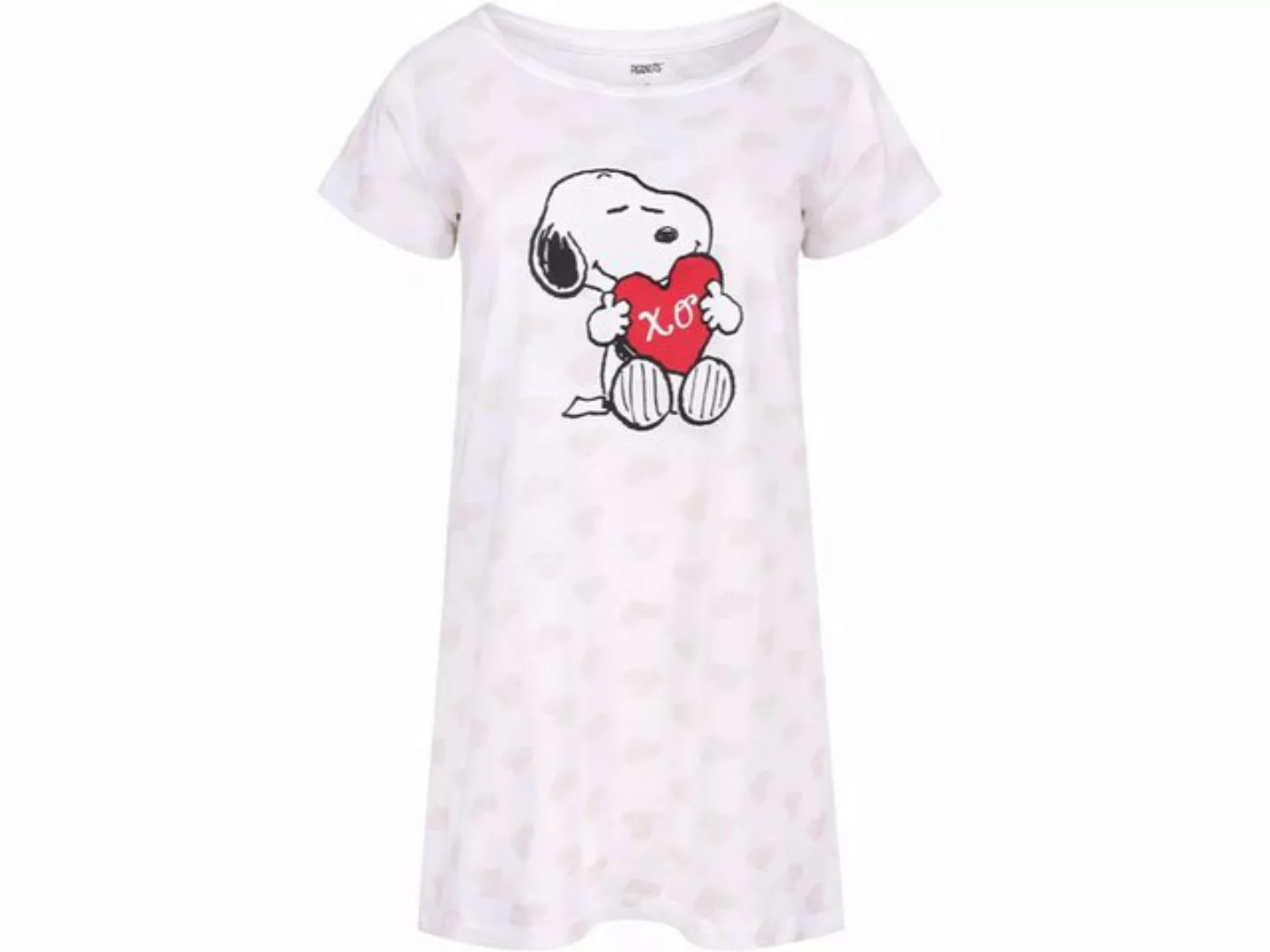 Snoopy T-Shirt The Peanuts Snoopy – Lazy Damen T-Shirt Oberteil Frauen Top günstig online kaufen