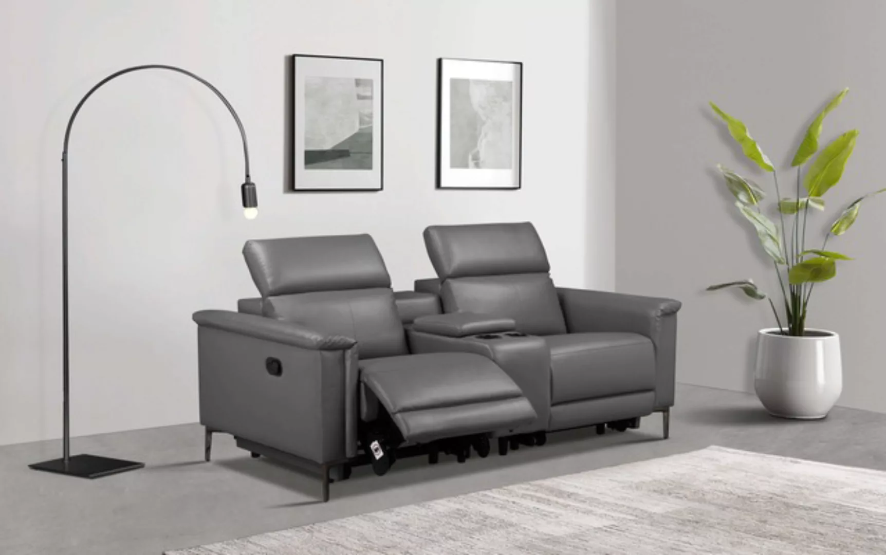 Places of Style 2-Sitzer »Lund, 2er-Kinosofa, TV-Sessel, Multimedia-Sofa,«, günstig online kaufen