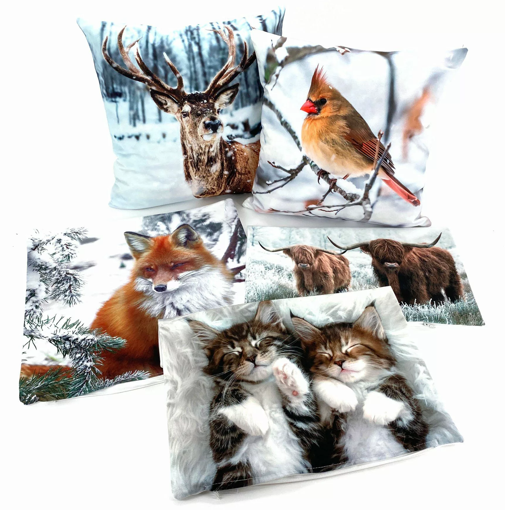 Weckbrodt Dekokissen Fuchs, Kissenhülle ohne Füllung, günstig online kaufen