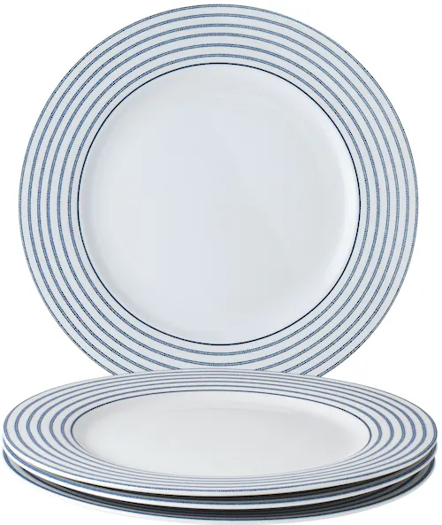 LAURA ASHLEY BLUEPRINT COLLECTABLES Speiseteller »Candy Stripe«, (Set, 4 St günstig online kaufen